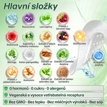 🌿Luxarise®Glumasetide 8v1 Stihla a zdrava nano mikrojehlickova naplast(1krát denně – viditelné změny až za 7 dní) ✅Pro obezitu, zpevnění kůže, cukrovku, spánkovou apnoe, klouby atd.
