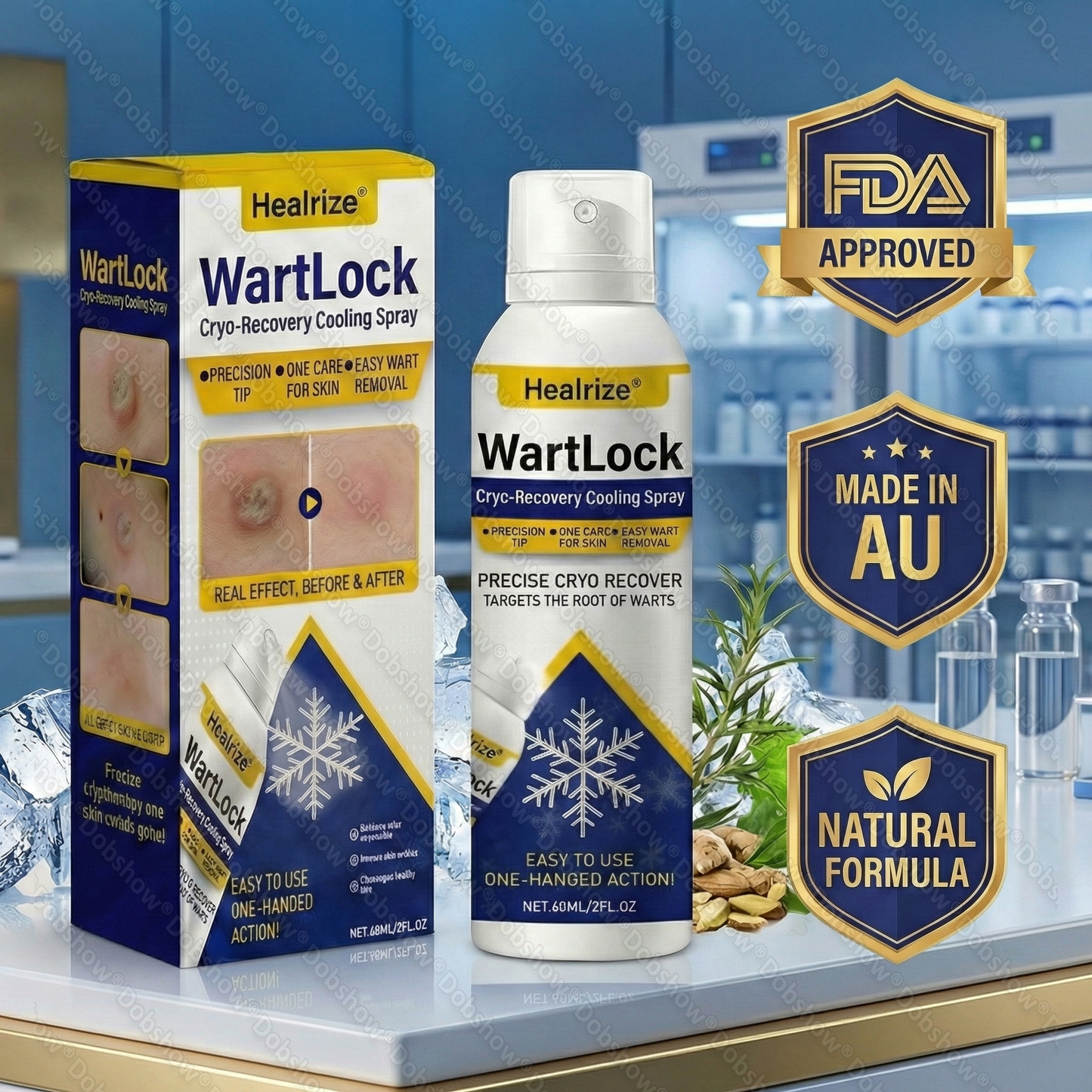 🏅𝙏𝙂𝘼 𝘼𝙥𝙥𝙧𝙤𝙫𝙚𝙙 | Healrize® WartLock Cryo-Recovery Cooling Spray