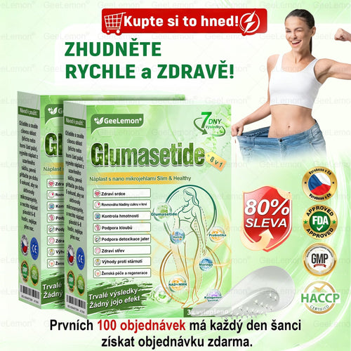 𝐆𝐞𝑒𝑙𝑒𝐦𝐨𝐧® 😺Glum𝐚𝐬𝐞tide 8 v 1 – Zeštíhlující nano mikrojihlový náplast 🇨🇿 Jen 1× denně ✅ Viditelné změny za 7 dní – na obezitu, kardiovaskulární zdraví, diabetes a kloubní problémy