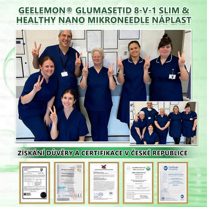 𝐆𝐞𝑒𝑙𝑒𝐦𝐨𝐧® 😺Glum𝐚𝐬𝐞tide 8 v 1 – Zeštíhlující nano mikrojihlový náplast 🇨🇿 Jen 1× denně ✅ Viditelné změny za 7 dní – na obezitu, kardiovaskulární zdraví, diabetes a kloubní problémy